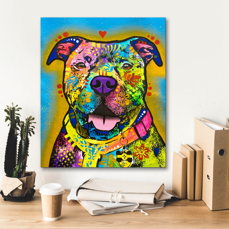 'Dialect' by Dean Russo Canvas Wall Art, 24" H x 20" W x 0.75" D