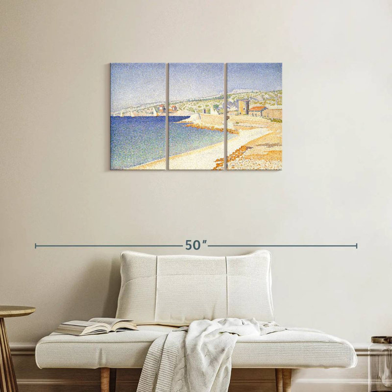 Gillard The Jetty At Cassis Opus 198, H 20 po x l 33 po