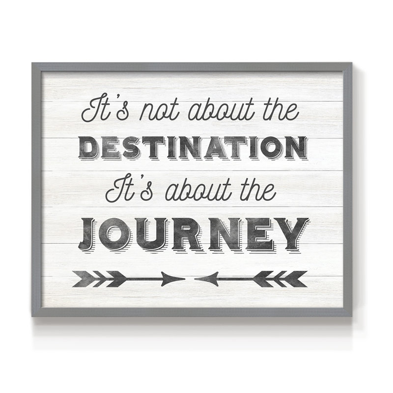 Destination -Framed Print - Restickable, 11" H x 14" W, Gray
