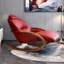 Modern Living Room Faux Leather Rocking Chair