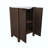 Floor Stand Bathroom Vanity Combo, Modern Cabinet Set With 2 Doors And Resin Basin Top-2018467663