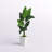 66'' Faux Palm Tree in Metal Planter