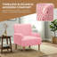 Fauteuil d'appoint rembourré en velours côtelé Corduroy-128614422