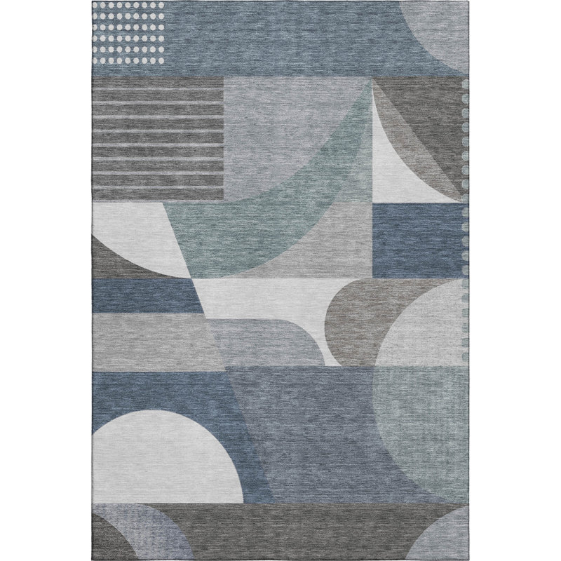 Tapis de qualité supérieure lavable à la machine de qualité supérieure Slesnick AMF1667, Rectangle 10 pi x 14 pi