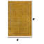 Chemin de table jaune moutarde surteint
