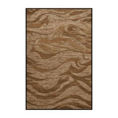 Machine Washable Persian Brown Area Rug