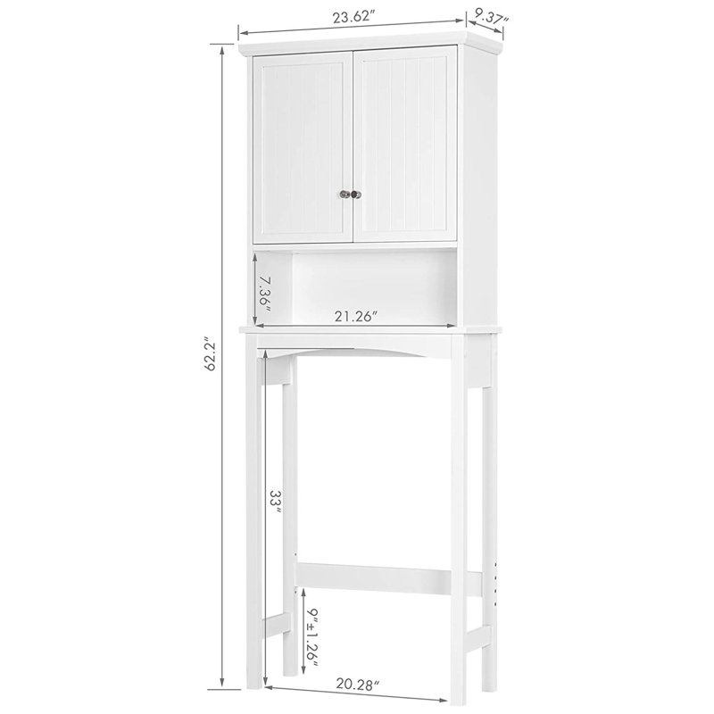 Freestanding Over The Toilet Storage