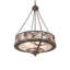 24" Wide Whispering Pines Inverted Pendant