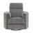 Sagen Charcoal Chenille Swivel Glider Recliner With Comfortable Pocket Coils And Durable Frame,  For Modern Living Spaces-1683069118