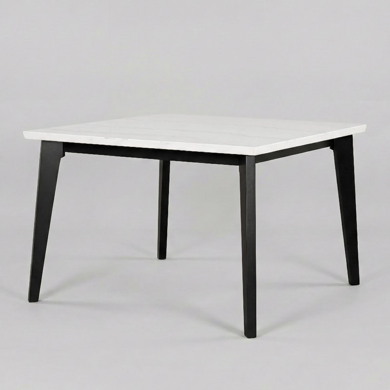 Woburn Square Marble Dining Table, 31" H x 54" L x 54" W