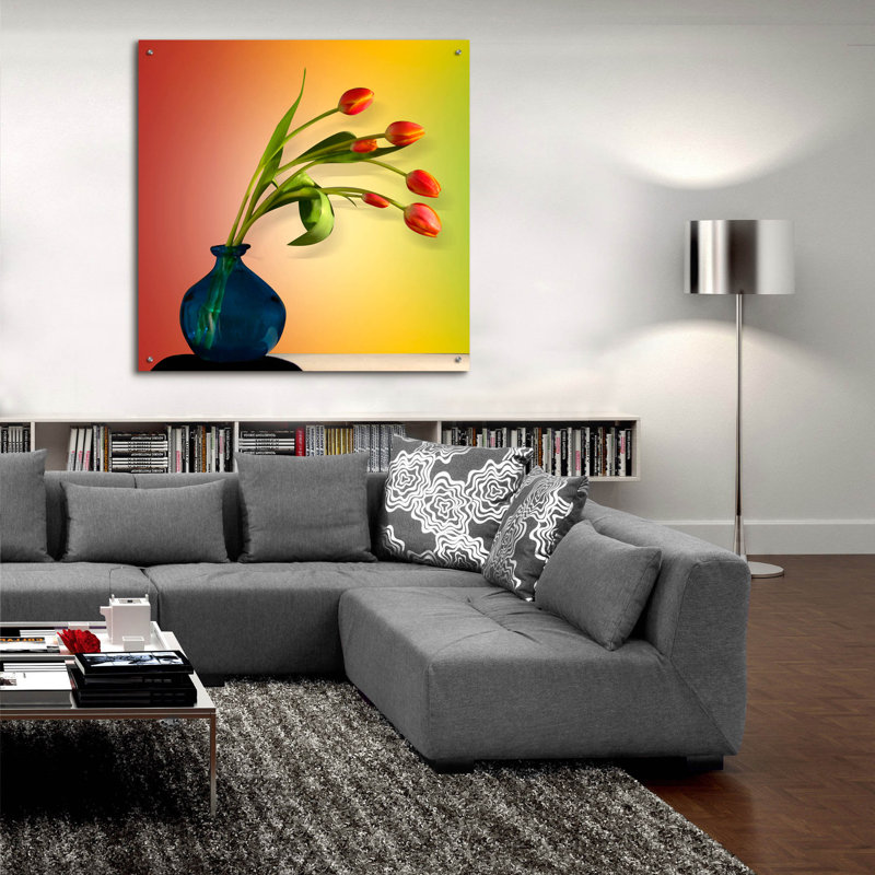 «Modern Bouquet 2» par Mark Ashkenazi, H 36 po x l 36 po x P 0,2 po