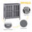 Sideboard Buffet, Storage Cabinet With 2 Doors, Credenza For Multifunction In Kitchen, Console, Living Room, Gray