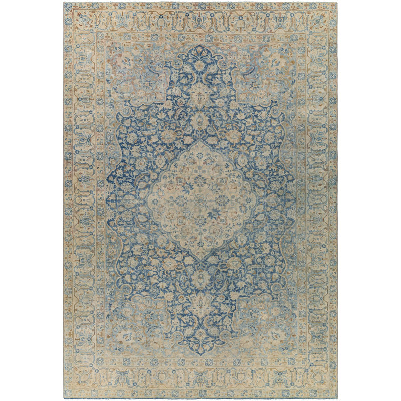 Antique One Of A Kind One-of-a-Kind 7'4" X 10'3" Hand Knotted Area Rug