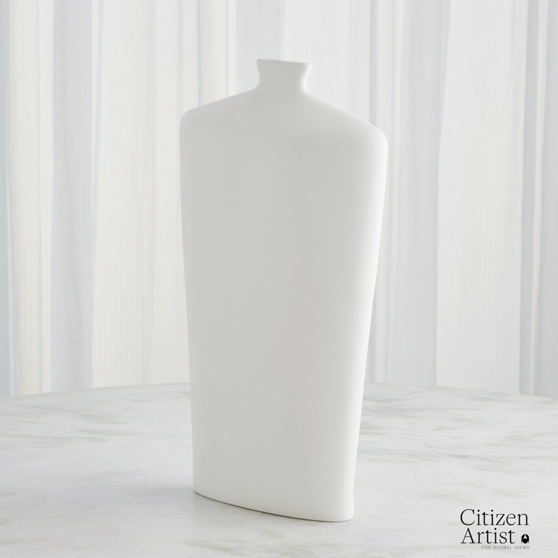 Terzo Handmade Ceramic Table Vase, 23" H x 12.5" W x 4.5" D