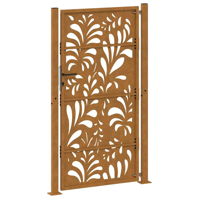 Steel Gate, Rusty, 180cm H x 105cm W