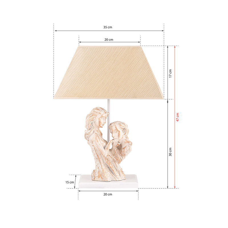 Lampe de table en métal Adrain