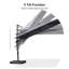 182cm X 304cm Rectangular Cantilever Parasol-250121272