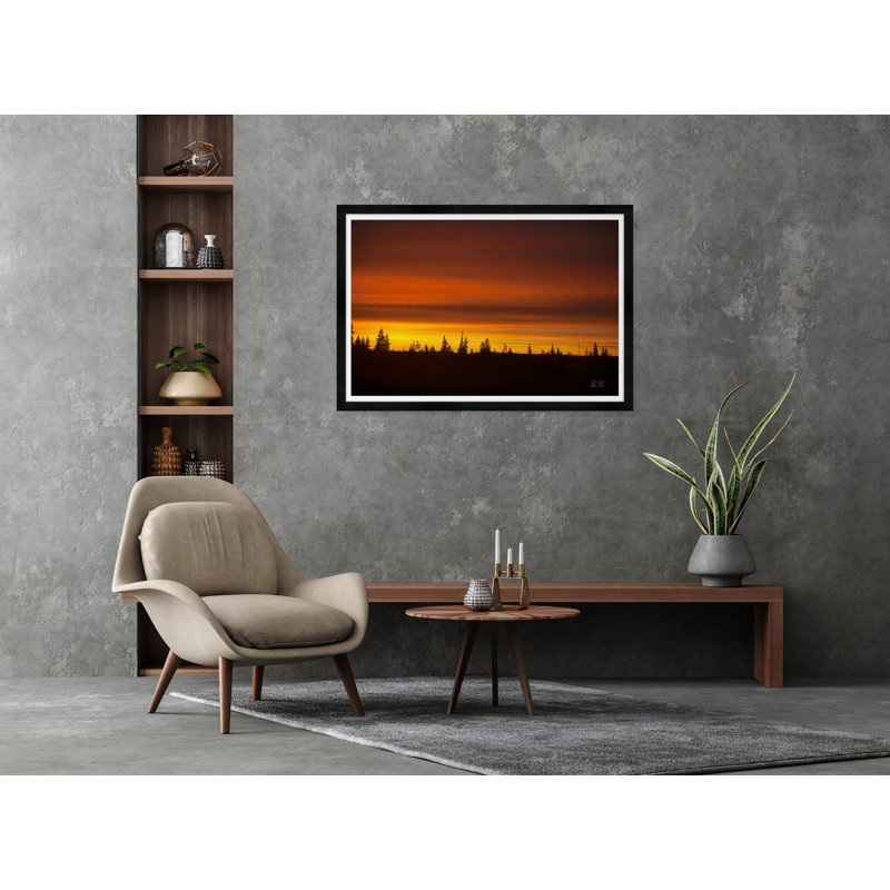 Sunset Clouds - Photographie avec cadre photo