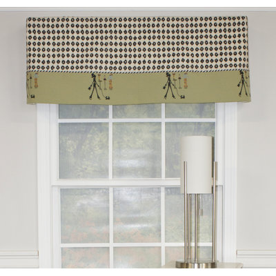 Cantonnière sur mesure 51 "Soundwell Ikat