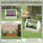 49.25" W x 37.5" D Mini Greenhouse,wood-93618838