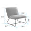 Fauteuil de chambre de 28,3 po de largeur Avenly-38167343