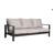 Bakerstown 87'' Wide Metal Patio Sofa with Cushions