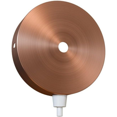 Single Metal Ceiling Rose With Push Button Vintage Industrial Light Cord Fitting