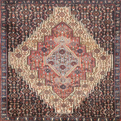 Tapis oriental brun / beige
