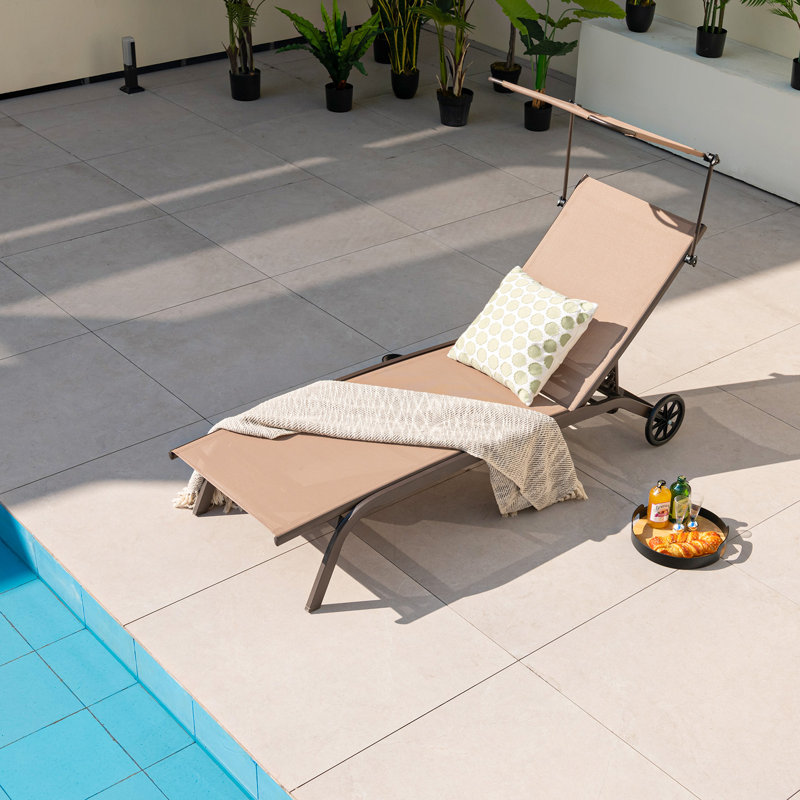 Chaise longue d'extérieur Saviana