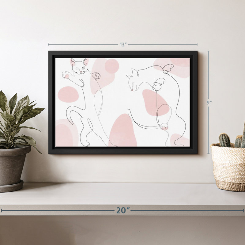 Reproduction sur toile Isaias Cat's Poise, H 9 po x l 13 po