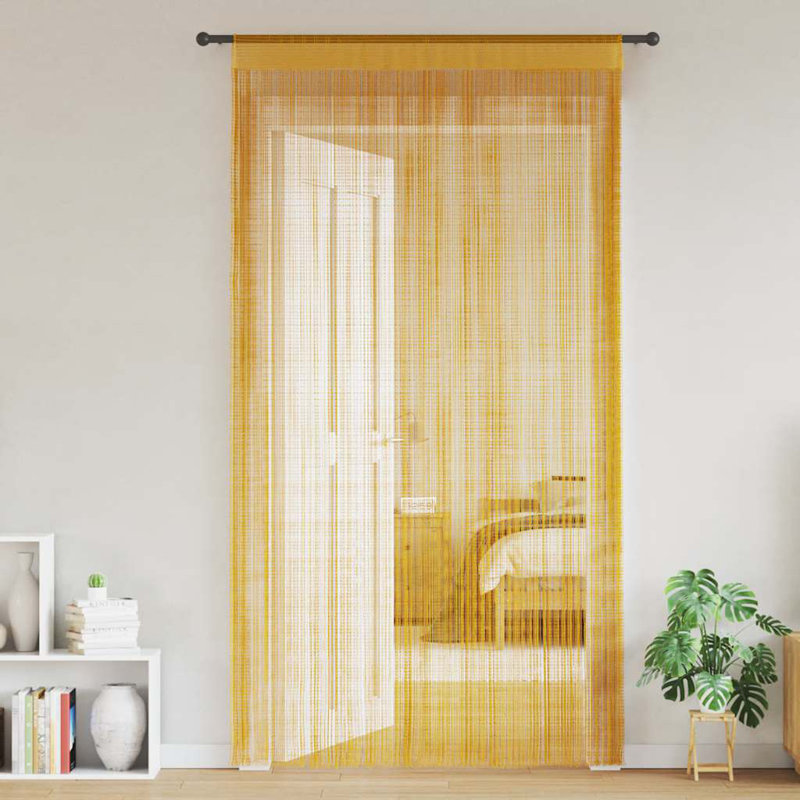 Back Bay Sheer Curtain Pair, 100cm Width x 250cm Drop, Cream