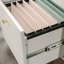 Bureau en L, finition blanche