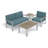 Travira Rectangular Tekwood Outdoor Coffee Table-781773813
