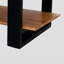 Table basse en bois massif avec rangement Beames-124438196