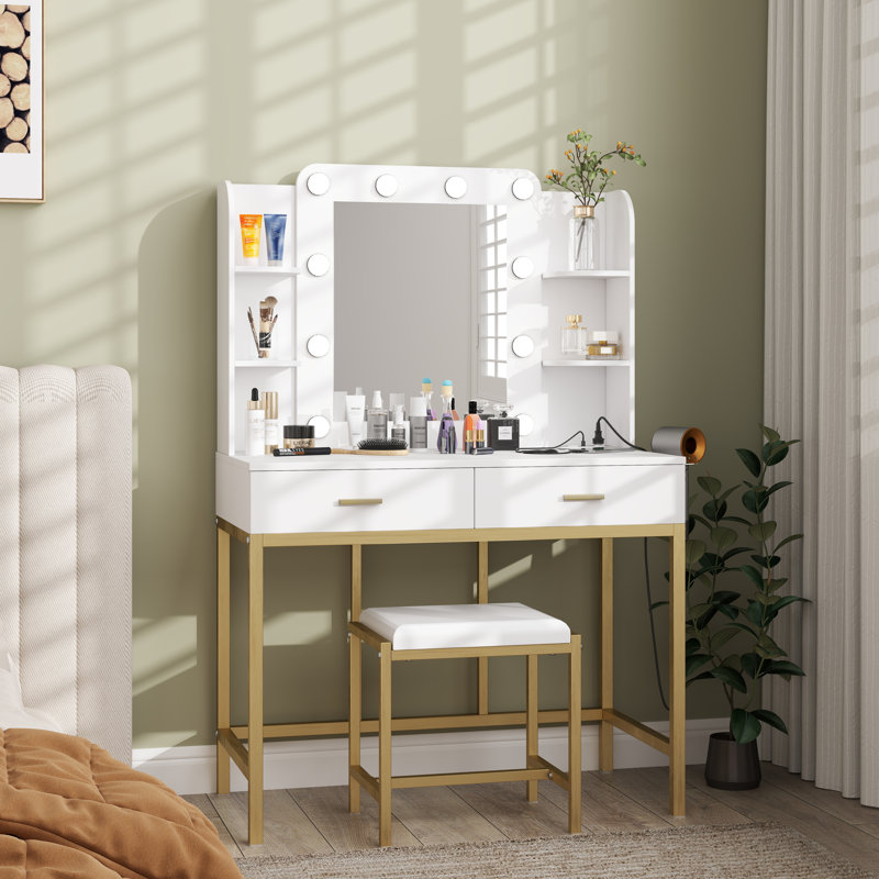 Coiffeuse Semhar, Blanc