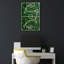 Soccer soccer, stratégie abstraite, impression d'art mural contemporain-129968526