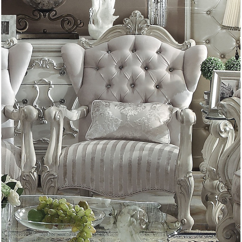 Chaise d'appoint Alzado, Blanc os