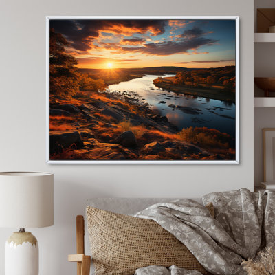 Paysage côtier du Delaware I sur toile