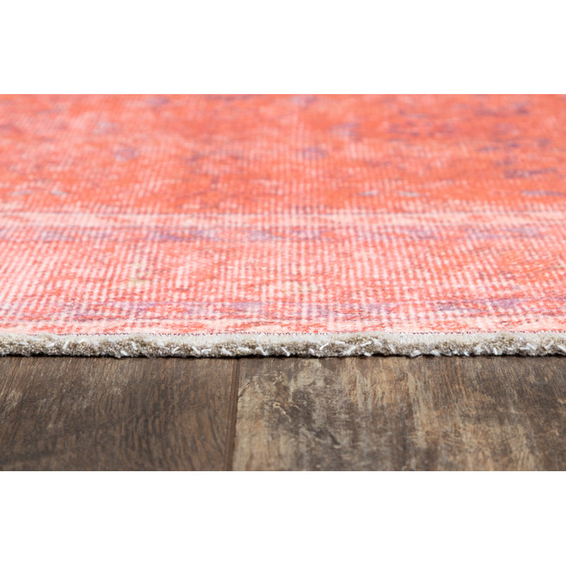 Tapis oriental corail Montmorency, Rectangle 2 pi x 3 pi