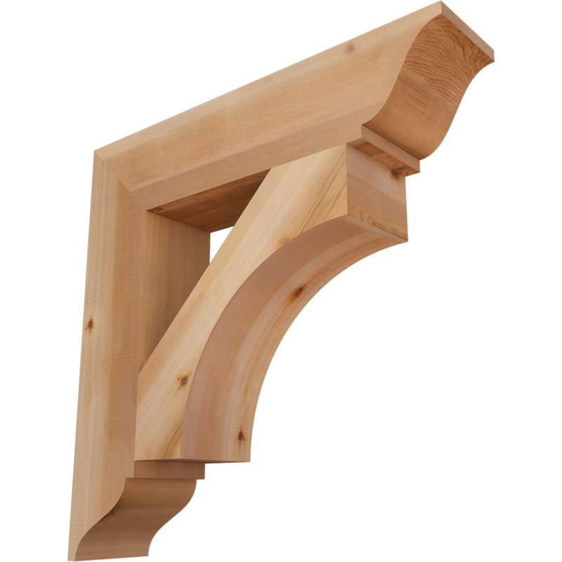 Support traditionnel Westlake, Cèdre rouge de l'Ouest, Lisse, H 28 po x l 5,5 po x P 28 po