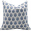 Coussin décoratif à housse de coussin imprimé à la main Fab divine - Bheesma