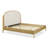 Seabrook Wood Bed with Upholstered Headboard-120463907-124538952