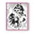 Cadre photo rose simple