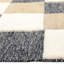 Tapis brun / gris en laine et coton noué à la main Budowski-93536507