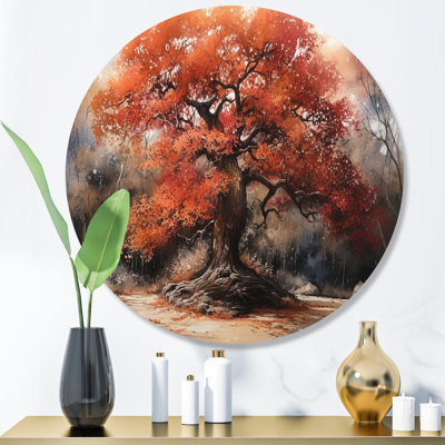 " Fall Foliage Tree In The Woods II "