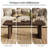 47" Solid Wood Rectangle Coffee Table, Mid Century Modern Center Table for Living Room-1237105711