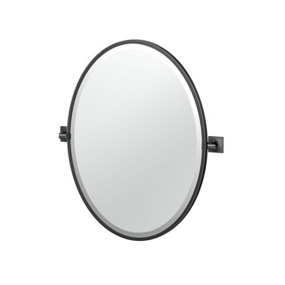 Miroir de salle de bain ovale avec cadre Waterline