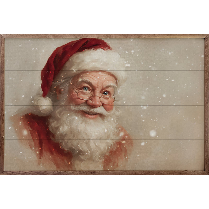 Santa's Smile, H 16 po x l 24 po