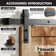 Black Rustic Classic Design Standard Single Track Two Door Barn Door Hardware Kit Only