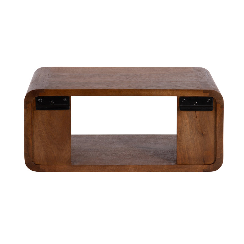 Wood Floating Side Table